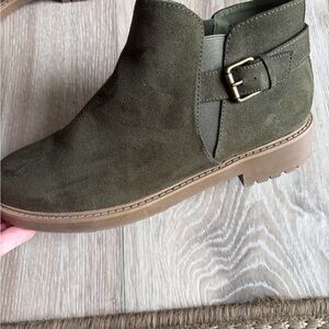 Deep Sage color boots